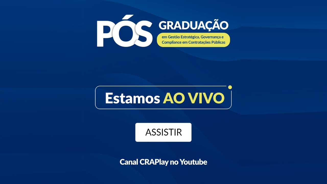 Acompanhe ao vivo o sorteio de 130 bolsas de pós-graduação do CRA-CE